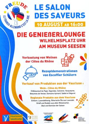 Salon des Saveurs die Genießerlounge, Samstag 10. August